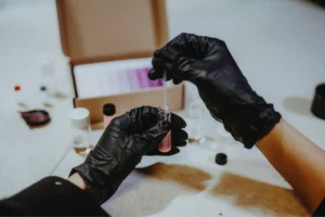 Black Nitrile Gloves (2x)