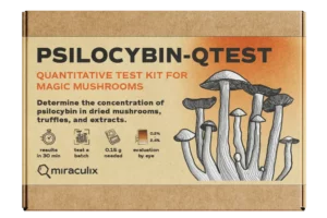 Psilocybin test kit for mushrooms and extracts – Quantitative magic mushroom test to measure psilocybin concentration with fast results.
